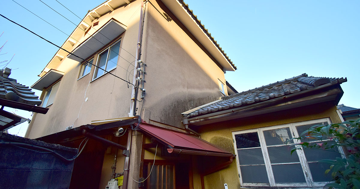 Residential environment between the Kamo River and Kyoto Imperial Palace! Used detached house in Bishamon-cho, Kamigyo-ku