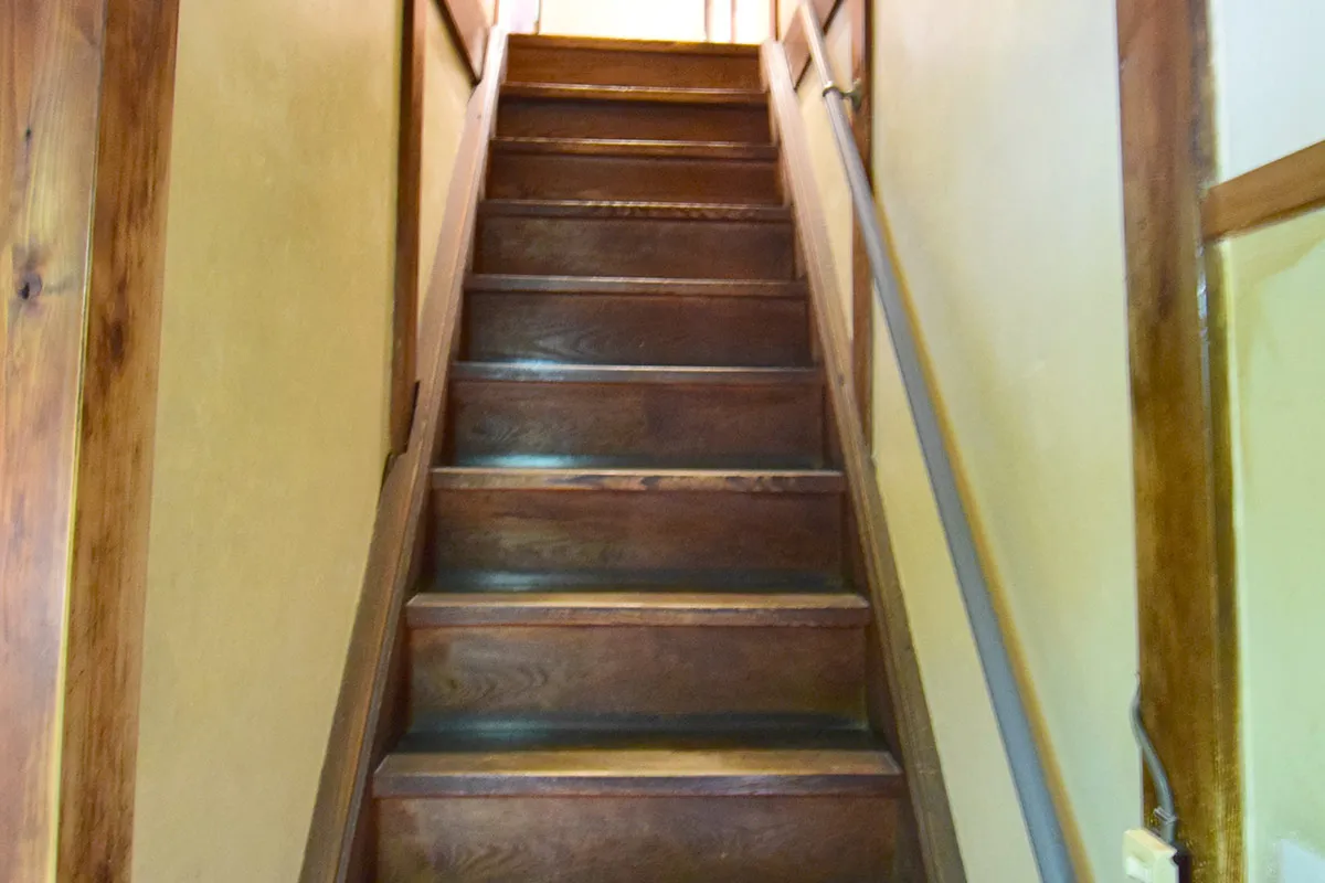 Unrenovated Machiya house in a historic residential area